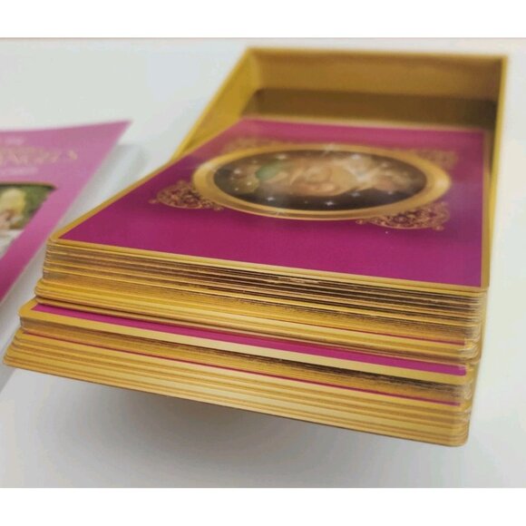 Vtg Romance Angels Oracle Cards Deck & Guidebook by Doreen Virtue OOP Original - Picture 3 of 11